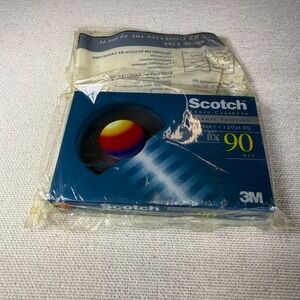 Scotch BX 90 Audio Cassette Tape 3M Type I Normal Bias 90 Min Blank Sealed 1993